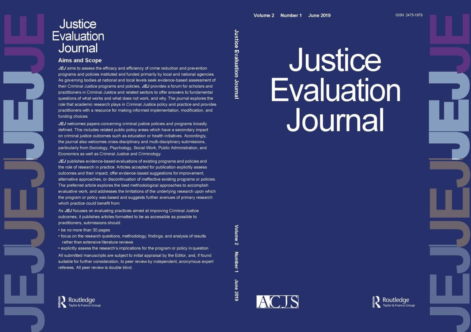 Justice Evaluation Journal - Academy of Criminal Justice Sciences